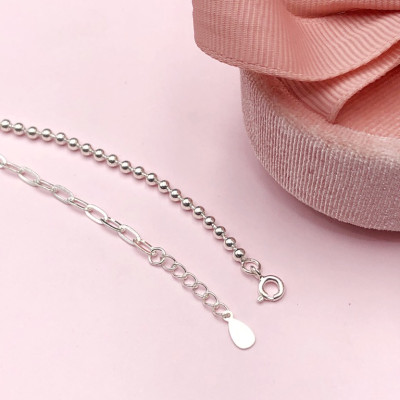 Vòng Tay, Lắc Tay Lá Đính Đá Bạc Hiểu Minh LTU584