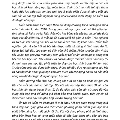 Sách - 100 Đề Kiểm Tra Toán 3