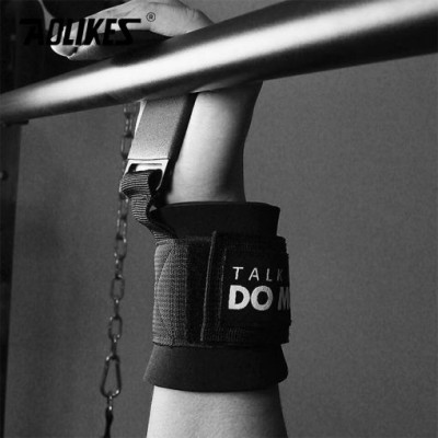 Đai cổ tay nâng tạ AOLIKES A-7643 có móc thép Sport Pressure Wrist Support