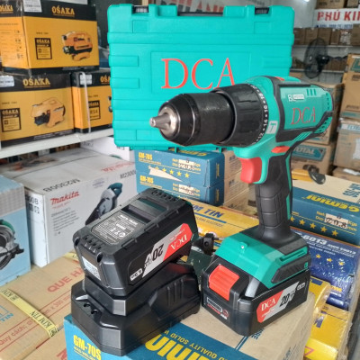 MÁY KHOAN BÚA KHÔNG CHỔI THAN DÙNG PIN 20V/4.0AHX2 DCA ADJZ05-13EM - HÀNG CHÍNH HÃNG