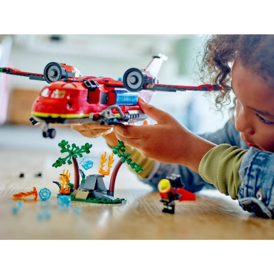 Đồ Chơi Lắp Ráp Mô Hình Máy Bay Cứu Hỏa -Fire Rescue Plane - Lego City 60413 (478 Mảnh Ghép)