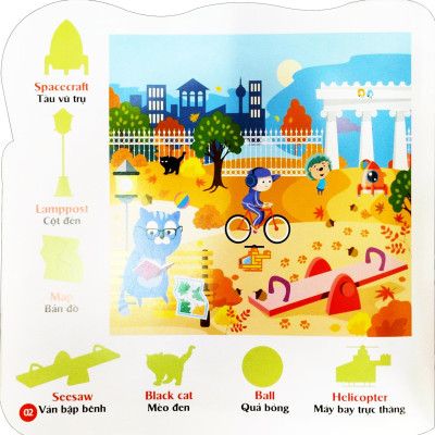 Sticker - Bóc Dán Hình Thông Minh - Song Ngữ Anh-Việt - Tập 3