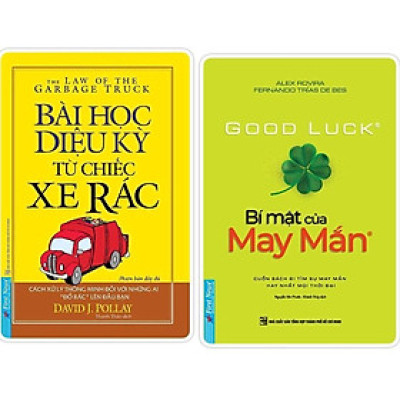 Sách - Combo Bài Học Diệu Kỳ Từ Chiếc Xe Rác - Khổ Nhỏ + Bí Mật Của May Mắn - Khổ Nhỏ - First News