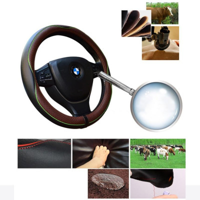 Bọc vô lăng da cao cấp size 37cm cho xe ô tô 4 5 7 chỗ,chất liệu da êm mềm, chống trơn trượt khi dùng,lót cao su