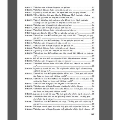 Sách - 199 BÀI TẬP LÀM VĂN CHỌN LỌC 5 (Dùng chung cho các bộ SGK hiện hành) (HA-MK)