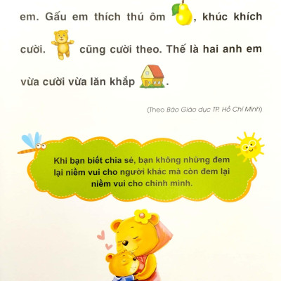 Truyện Tranh Tư Duy Cho Bé - Song Ngữ Việt-Anh - Yêu Thương Và Chia Sẻ