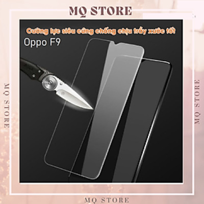 Kính cường lực cho Oppo F9 trong suốt không full Glass 9H ( hàng chính hãng)