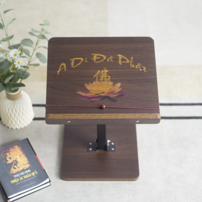 Bàn để sách kinh Phật gấp gọn cho Phật tử thương hiệu IGA - GM113