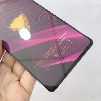 Dán kính cường cho SamSung Galaxy M55 5G OG tím lực full tràn màn hình, chống vỡ, chống trầy xước, vát cạnh - Hàng nhập khẩu