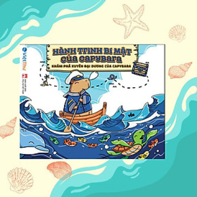 Sách Tô Màu - Hành Trình Bí Mật Của Capybara - Khám Phá Xuyên Đại Dương Của Capybara  - Việt Thư