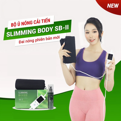 Bộ Ủ Nóng Tan Mỡ SLIMMING BODY 2 hỗ trợ giảm mỡ Bụng , Đùi Hiệu Quả - Bản cải tiến 2021