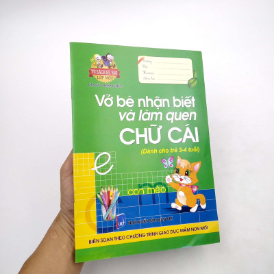 Vở Bé Nhận Biết Và Làm Quen Chữ Cái (Dành Cho Trẻ 3 - 4 Tuổi)