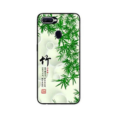 Ốp Lưng in cho Oppo A5s Mẫu Tranh Nền Tre - Hàng Chính Hãng