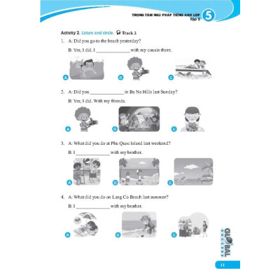 Sách - Global Success - Trọng Tâm Ngữ Pháp Tiếng Anh Lớp 5 - Có Đáp Án - Tập 2 - Minh Thắng