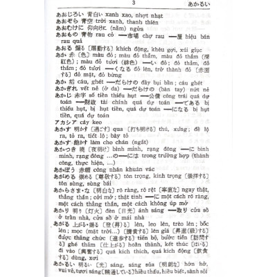 Từ Điển Nhật - Việt - Tác Giả Takeuchi Yonosuke - Vanlangbooks