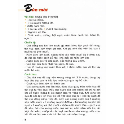 Sách - 30 Món Bún Ngon - Quỳnh Hương - Việt Thư