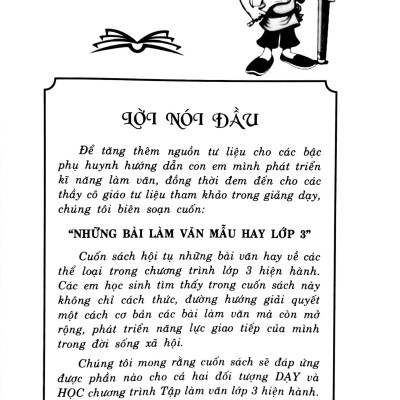 Những Bài Làm Văn Mẫu Hay Lớp 3 (Theo Chương Trình Giáo Dục Phổ Thông Mới) (Dùng Chung Cho Các Bộ SGK Hiện Hành)
