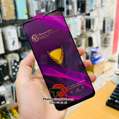 Dán kính cường lực cho Oppo Reno 11F tràn màn hình vát cạnh hiệu OG - Hàng nhập khẩu 