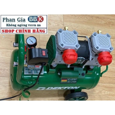 Máy Nén Khí Không Dầu Dekton, Thể Tích 30L ( DK-AC3930 )  2.0HP, Bảo hành máy 1 năm, 100% Dây đồng