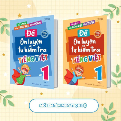Sách - Đề Ôn Luyện Và Tự Kiểm Tra Tiếng Việt Lớp 1 - Tập 2 - Megabook