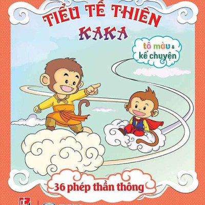 Bộ 4 cuốn Sách Tô Màu Tiểu Tề Thiên KaKa