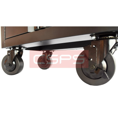 Tủ dụng cụ CSPS 61cm - 04 hộc kéo màu đen mặt ván gỗ