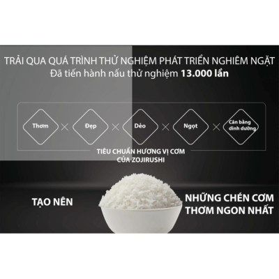 Nồi cơm điện tử cao tần Zojirushi 1L NW-QAQ10-BA, sản xuất tại Nhật Bản, bảo hành 3 năm|HÀNG CHÍNH HÃNG
