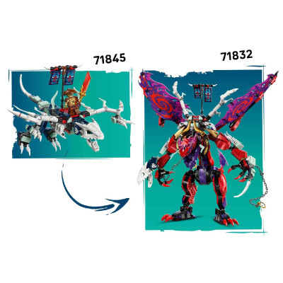 LEGO NINJAGO 71845 Đồ Chơi Lắp Ráp Lloyd Và Chiến Giáp Jet (1112 chi tiết)