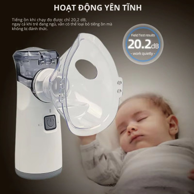 Máy Xông Khí Dung Cầm Tay Kachi YS35: Giải Pháp Hô Hấp Linh Hoạt Mọi Lúc, Mọi Nơi - hàng chính hãng