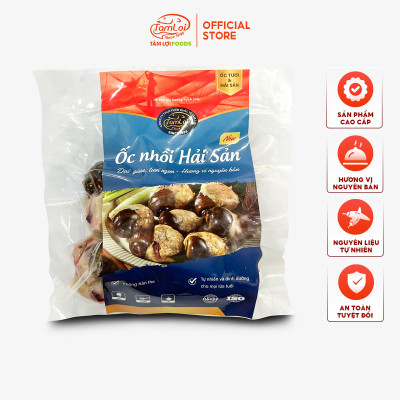 Ốc nhồi hải sản Tâm Lợi - Hương vị tươi ngon tự nhiên - Đảm bảo sức khoẻ - Giao nhanh trong 3h-500gr