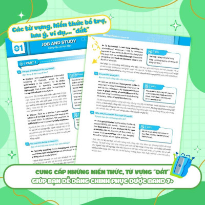 Sách - Ielts Sample Speaking Part 1-2-3 - Tuyển Tập Câu Trả Lời Mẫu Hay Nhất - Megabook