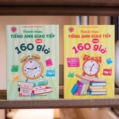 Sách - Thành Thạo Tiếng Anh Giao Tiếp Trong 160 Giờ - Combo 2 Tập - Đinh Tị Books