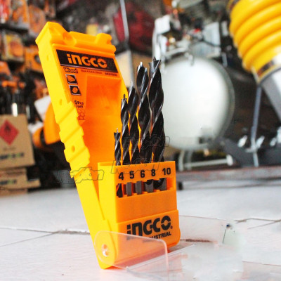 BỘ 5 MŨI KHOAN GỖ INGCO AKD5058 - HÀNG CHÍNH HÃNG