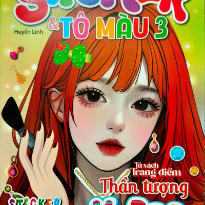 Tủ Sách Trang Điểm - Thần Tượng K-Pop: Bộ 6 Cuốn + Tặng Hộp Sáp Màu