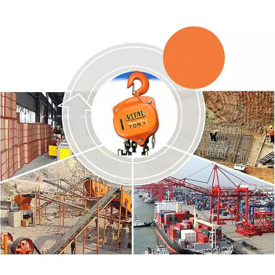 Palang Xích Kéo Tay ABG 1T-3M - Ba Lăng Xích Kéo Nâng Hạ Vật Nặng Tới  1 Tấn, Xích Dài  3 Mét Dùng Trong Nhà Xưởng, Công Nghiệp Và Đời Sống - Hàng Chính Hãng