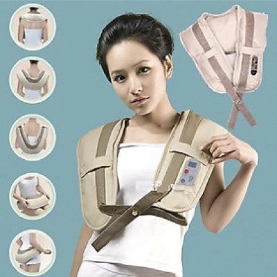 Đai Đeo Massage Lưng Vai Cổ Gáy - Hàng Chính Hãng 