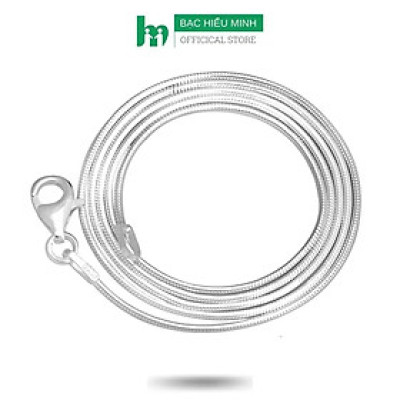 Dây Chuyền , Vòng Cổ Nữ Bạc Ta Dây Mì Dài 55cm BẠC HIỂU MINH DCN069D