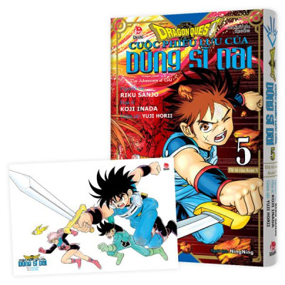 Sách - Dragon Quest - Cuộc Phiêu Lưu Của Dũng Sĩ Dai - Tập 5 - Đệ Tử Của Avan V - Tặng Kèm Postcard