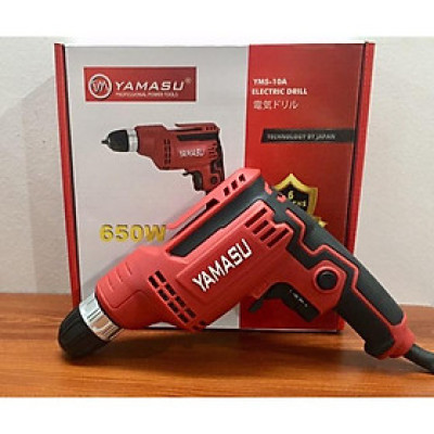 MÁY KHOAN BẮT VÍT 650W 10MM YMS-10A  YAMASU - HÀNG CHÍNH HÃNG