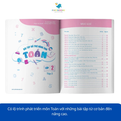 Sách - Bài tập bổ trợ nâng cao Toán - Tiếng Việt - Tiếng Anh lớp 2 - Theo Chương Trình Sách Giáo Khoa