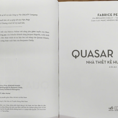 Sách - Quasar Khánh - Nhà thiết kế huyền thoại (Fabrice Peltier) (Nhã Nam Official)