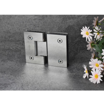 Bản lề Phòng tắm Kính Hiwin HG-012 180 độ cạnh vuông