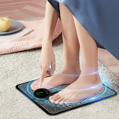 Thảm massage bàn chân xung điện Nikio NK-106 có 12 chế độ, 19 cường độ matxa, thúc đẩy lưu thông máu, giảm tê bì và đau mỏi chân hiệu quả