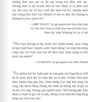 Sách - Chiến Thắng Con Quỷ Bên Trong - Để Tự Do Và Thành Công
