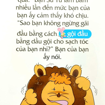 Truyện Tranh Song Ngữ Việt - Anh Cho Bé - For Washing Hair Without Tears - Để Gội Đầu Mà Không Cay Mắt