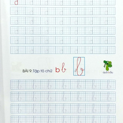 Khởi Đầu Học Viết: Tập Tô Chữ