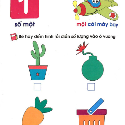 Chuẩn Bị Cho Bé Vào Lớp 1 - Bé Làm Quen Với Toán Học (Quyển 3) (Tái Bản 2020)