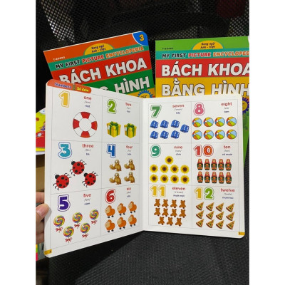 Bách Khoa Bằng Hình Đầu Tiên Cho Bé Theo Chủ Đề Quyển 1 - Song ngữ Anh Việt - Quét mã QR nghe đọc