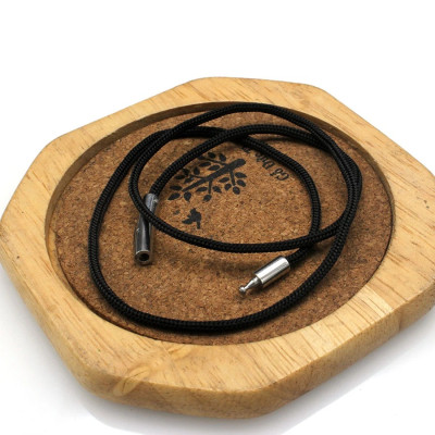 Dây Chuyền Nam Nữ - Dây Dù Chốt Inox ( Hàng Chính Hãng ) Bạc Hiểu Minh DDN056