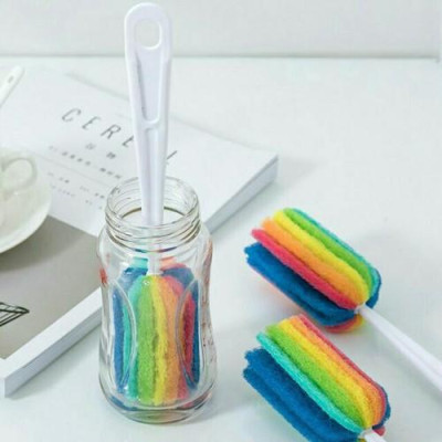 GIÁ SỈ TẠI XƯỞNG DỤNG CỤ CÂY CỌ RỬA LY, CỐC CHÉN UỐNG NƯỚC BÌNH SỮA TIỆN DỤNG 7 MÀU